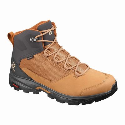 Férfi Salomon OUTWARD GORE-TEX Túrabakancs SA5401276 Barna